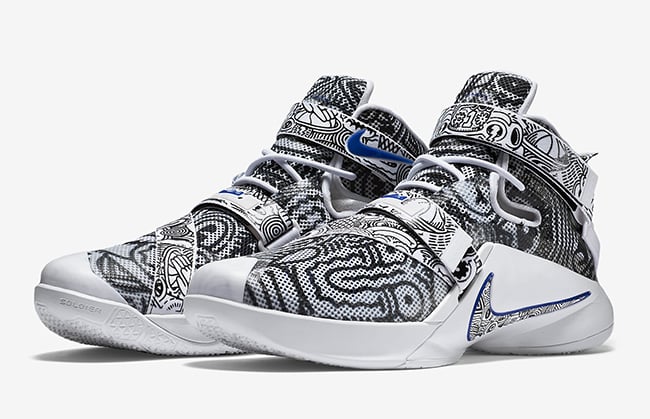 Nike LeBron Soldier 9 Freegums White Game Royal