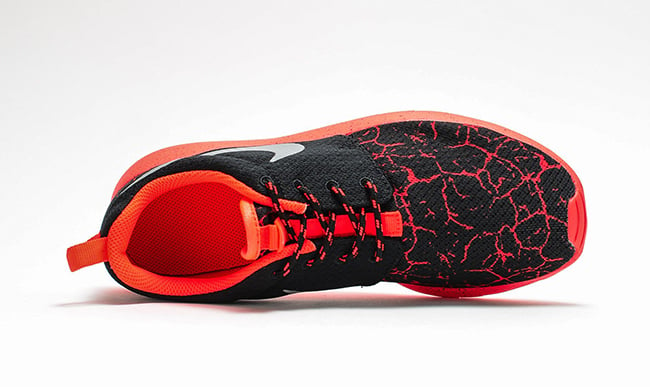 Nike Roshe One GS Lava Black Crimson