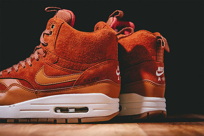 Nike WMNS Air Max 1 Mid Sneakerboot Caramel Brown