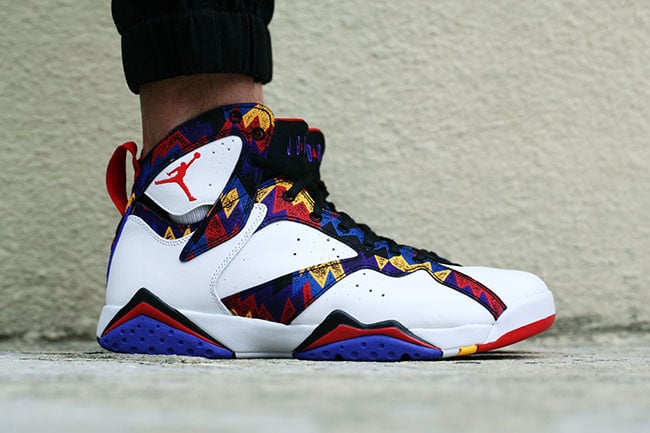 On Feet Air Jordan 7 Nothing But Net