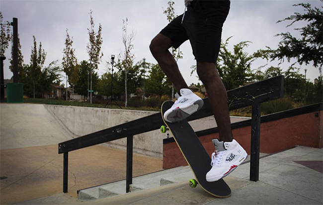 skating in jordans