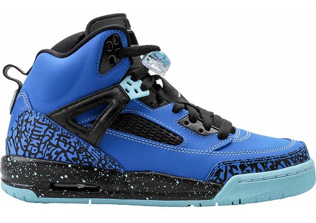 blue spizike jordans