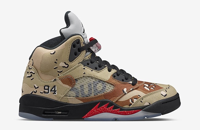 NikeLab Air Jordan 5 Supreme Camo