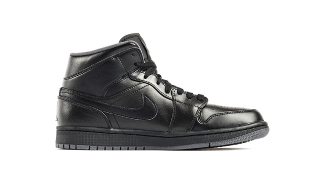 Air Jordan 1 Mid Black Dark Grey