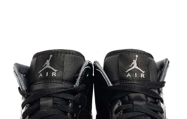 Air Jordan 1 Mid Black Dark Grey