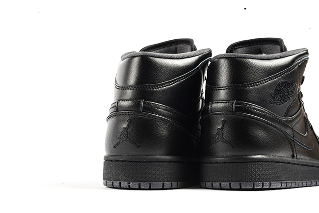 Air Jordan 1 Mid Black Dark Grey