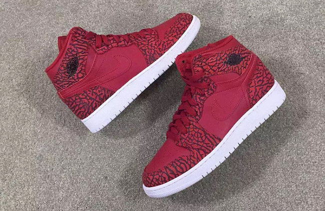 Air Jordan 1 Red Elephant