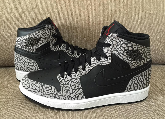 air jordan 1 black elephant