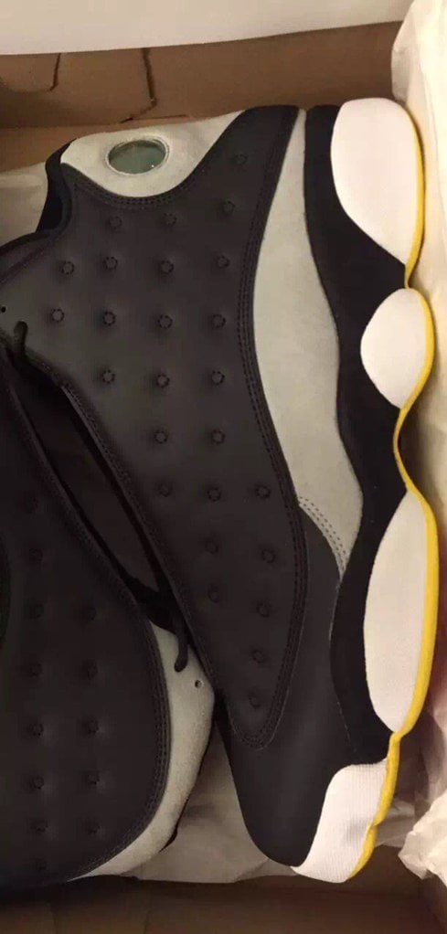 air jordan 13 black yellow