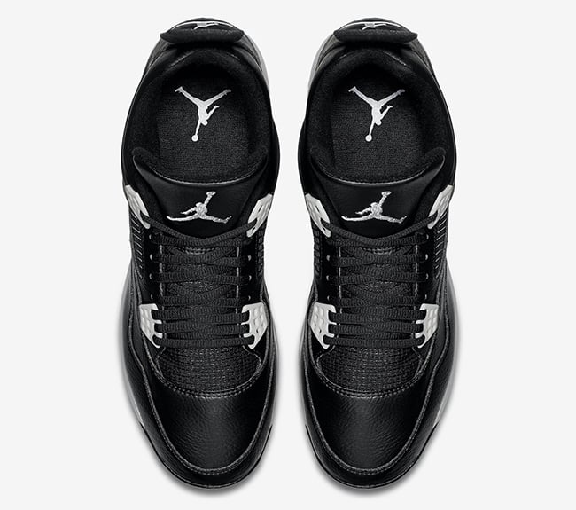 Air Jordan 4 Cleats Black Grey