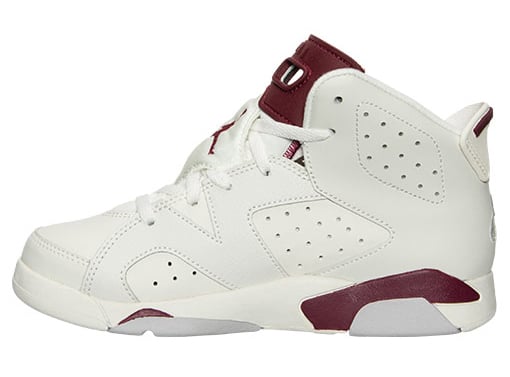 Air Jordan 6 Maroon Preschool