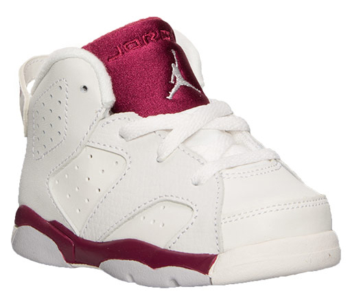 Air Jordan 6 Maroon Toddlers