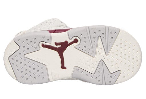 Air Jordan 6 Maroon Toddlers