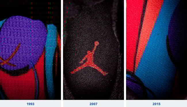 Air Jordan 8 Aqua Comparison