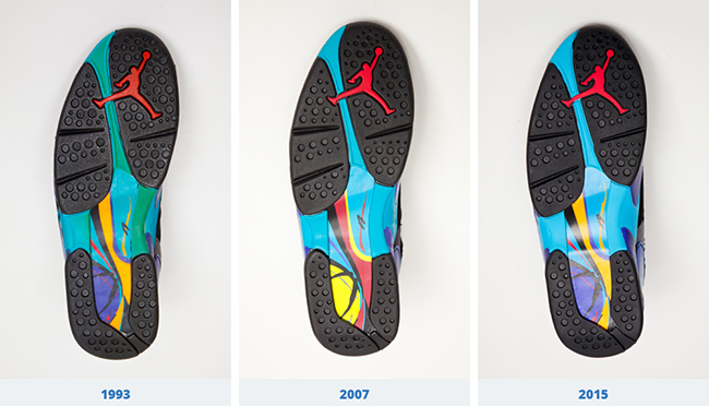 Air Jordan 8 Aqua Comparison