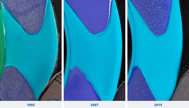 Air Jordan 8 Aqua Comparison