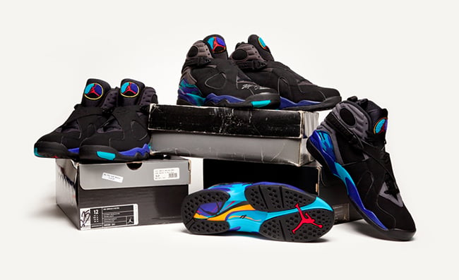 air jordan 8 aqua black