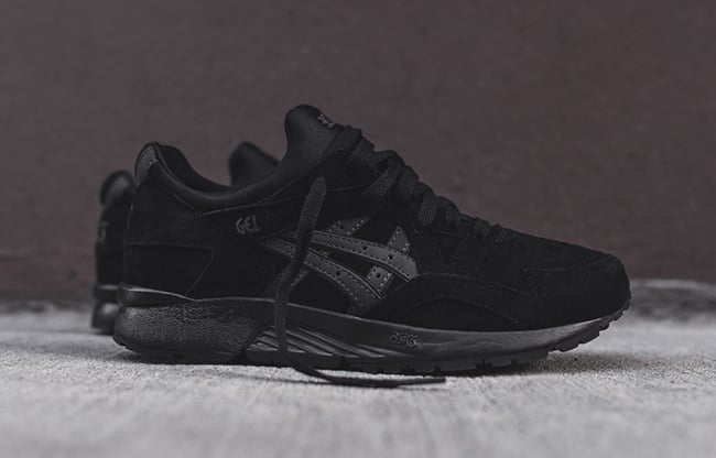 asics gel lyte v black suede