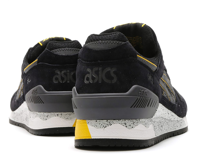 Asics Gel Respector Black Dark Grey Yellow