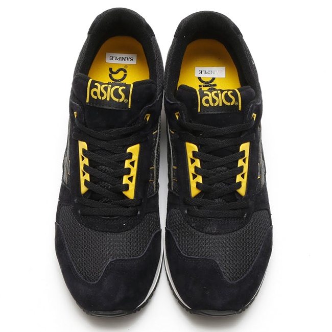 Asics Gel Respector Black Dark Grey Yellow