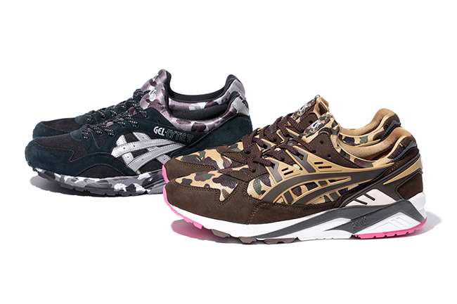 Bape Asics Gel Camo