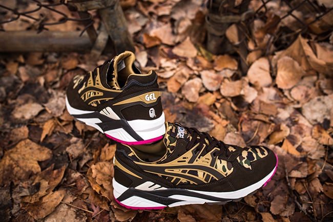 Bape Asics Gel Camo Pack