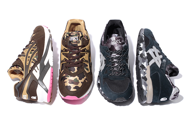 Bape Asics Gel Camo