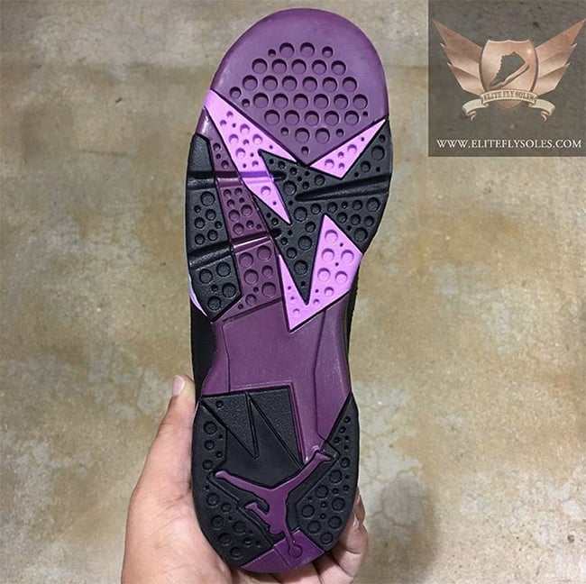 Black Mulberry Air Jordan 7 GS