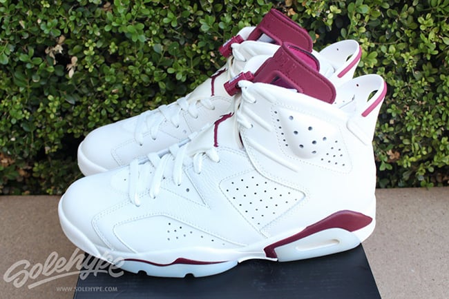 air jordan 6 maroon 2015