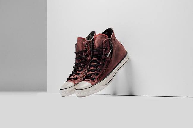 Converse John Varvatos Chuck Taylor Double Zip Hi Oxblood