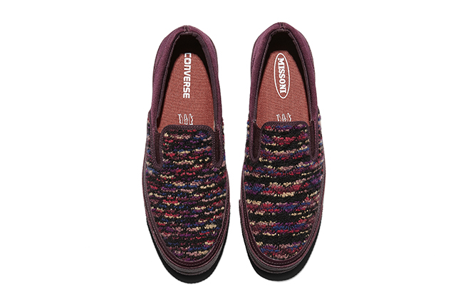 converse missoni slip on