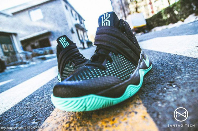 kyrie 2 black green