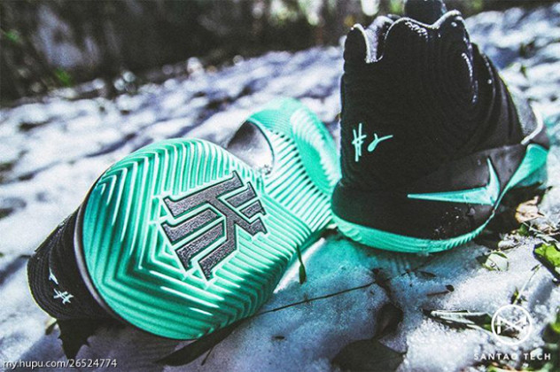 kyrie 2 black and green