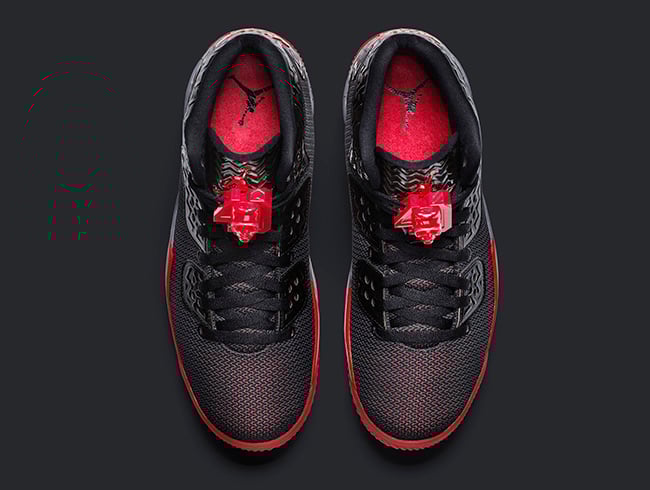 Jordan Air Spike 40 Black Fire Red