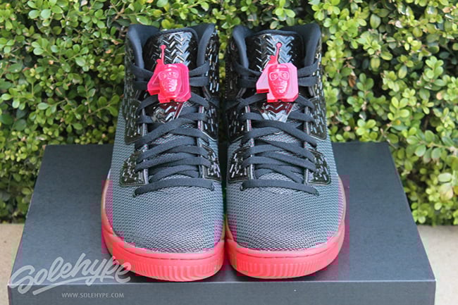 Jordan Air Spike 40 Black Fire Red