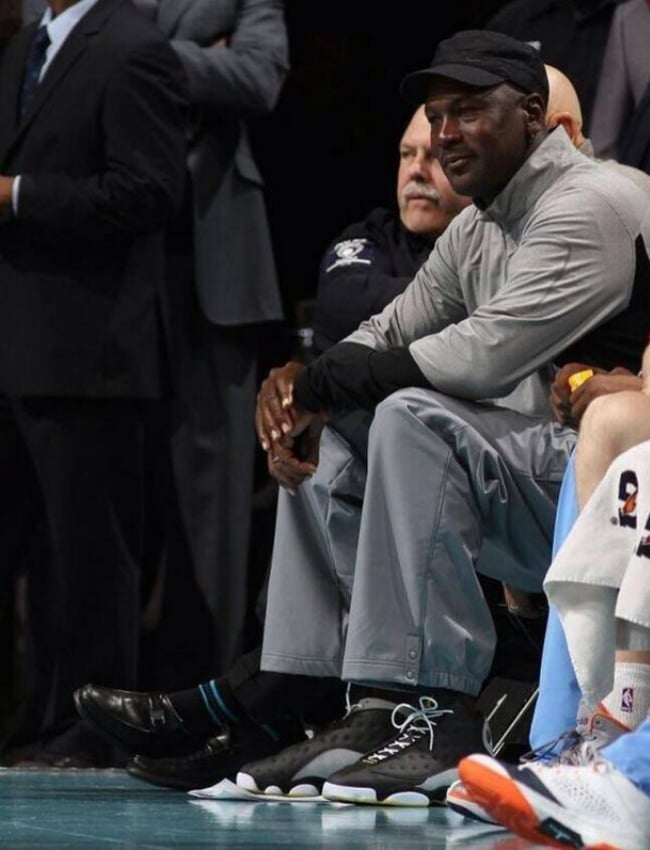 Michael Jordan Air Jordan 13 Black Grey Yellow