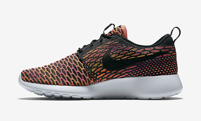 Multicolor Nike Roshe Flyknit Purple Orange