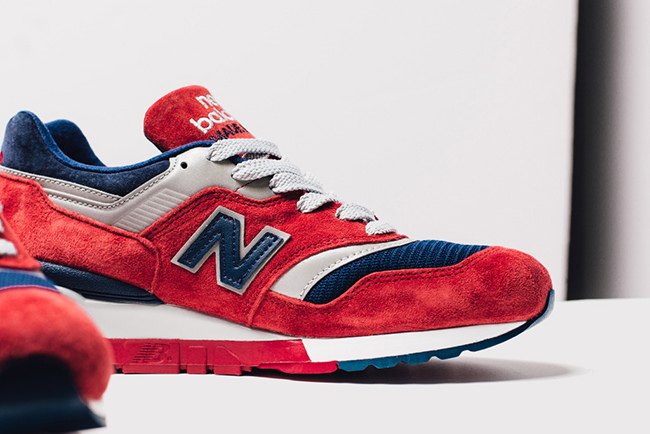 New Balance 997 Ski Red Navy