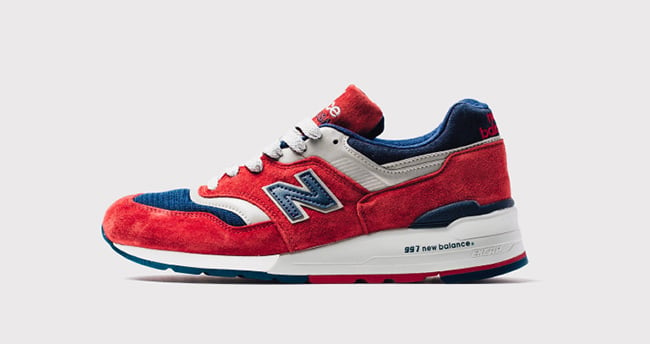 New Balance 997 Ski Red Navy