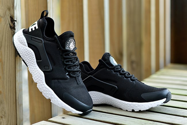 nike huarache ultra black white