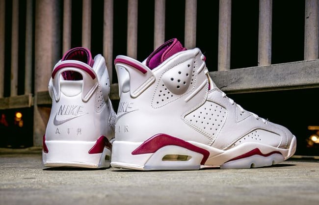 nike air jordan 6 maroon