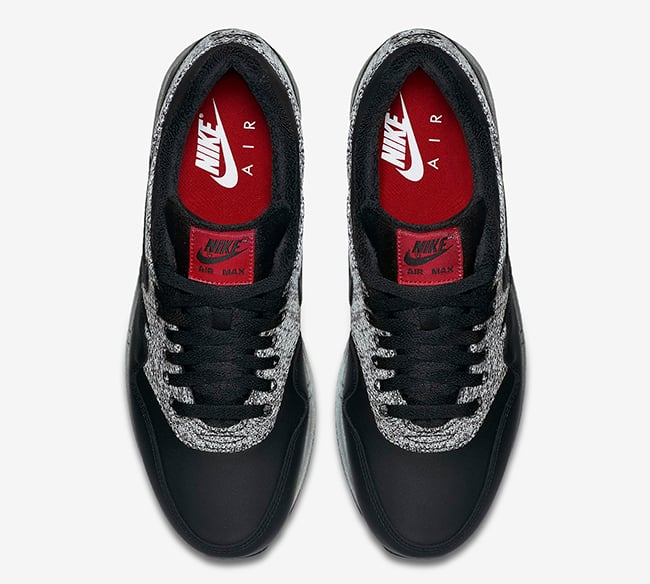 Nike Air Max 1 Essential Winter Black Grey Red