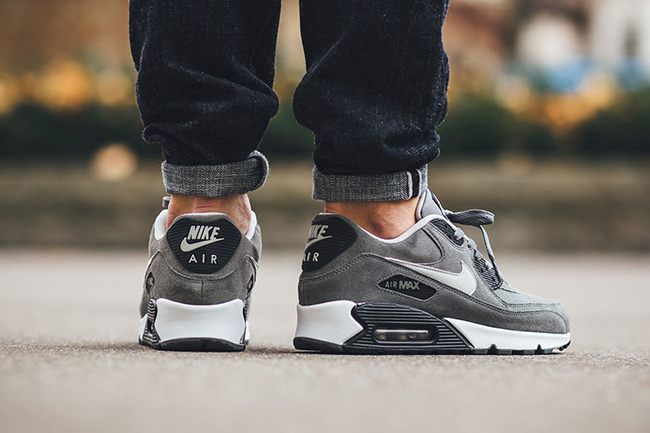 nike air max grey leather