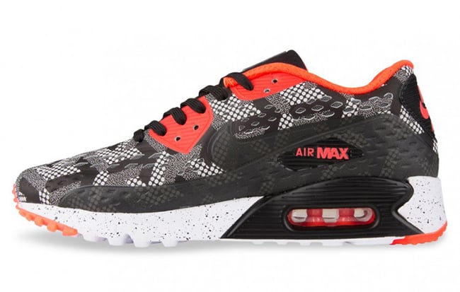 Nike Air Max 90 Ultra Print Black Crimson