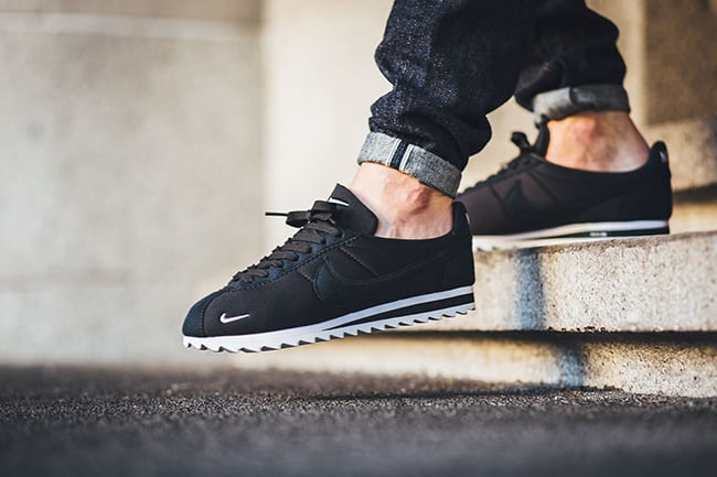 nike cortez shark black