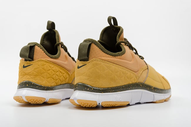 nike free ace leather wheat