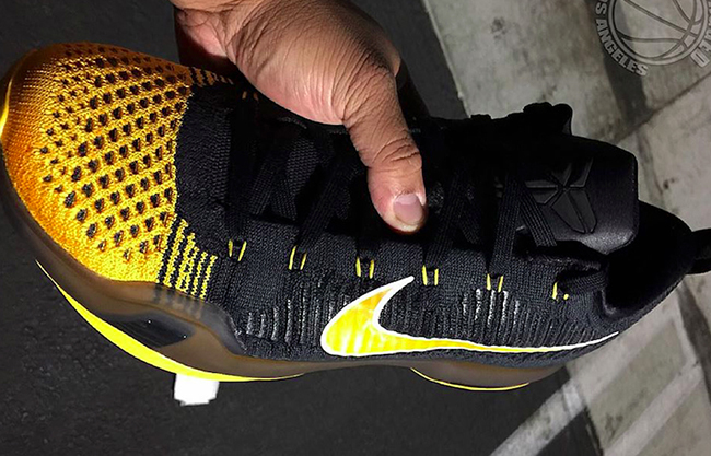 Nike Kobe 10 Elite Hollywood Nights Black Yellow