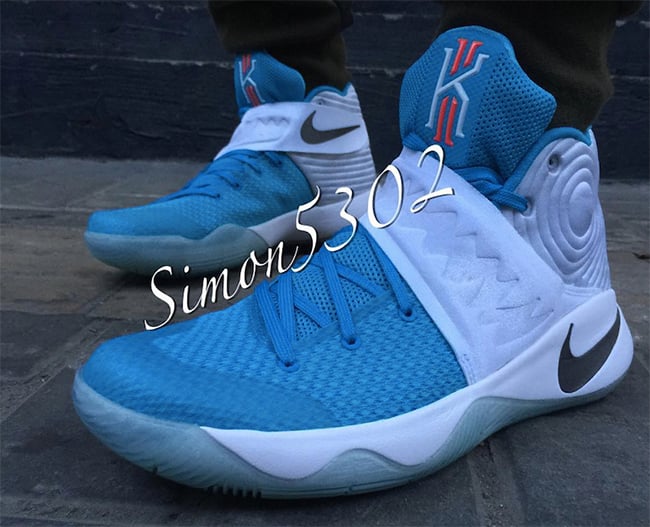 Nike Kyrie 2 White Blue Orange