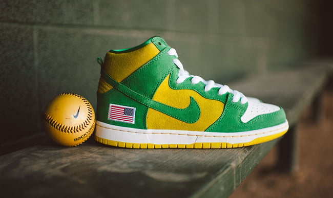Another Look at the Nike SB Dunk High ‘Oakland Athletics’