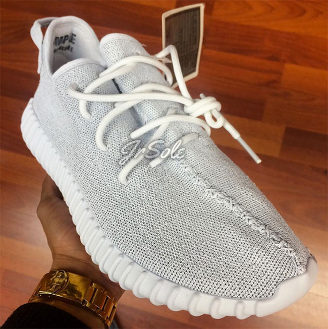 White adidas Yeezy Boost 350 Release